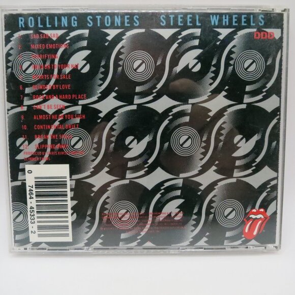 Rolling Stones Steel Wheels CD 1989 - Picture 2 of 4